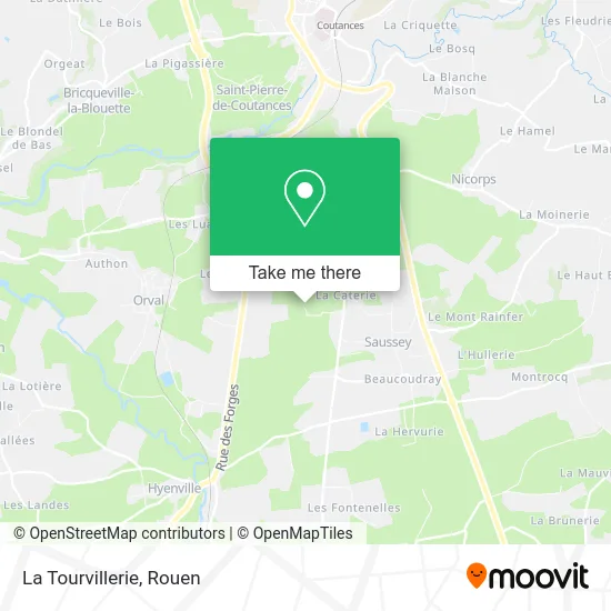 La Tourvillerie map