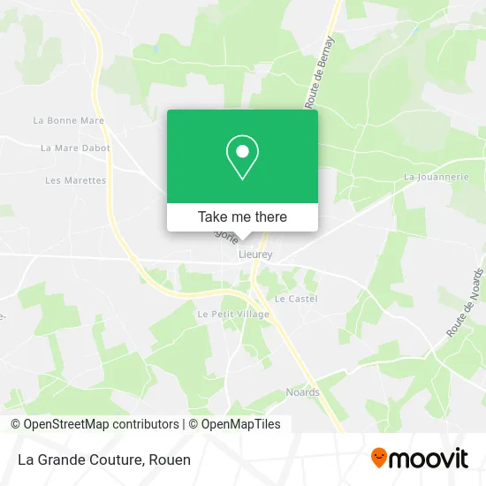 La Grande Couture map