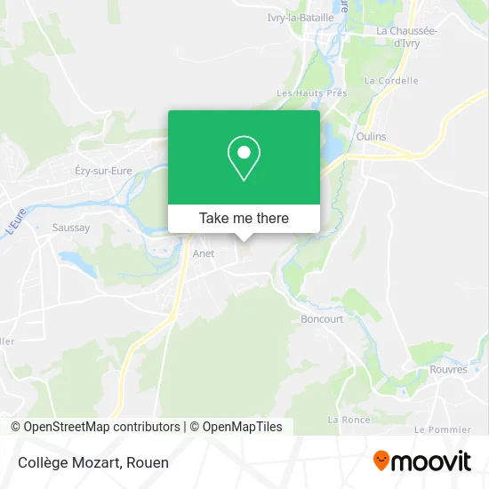 Collège Mozart map