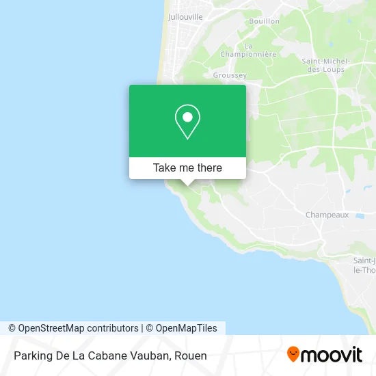 Parking De La Cabane Vauban map