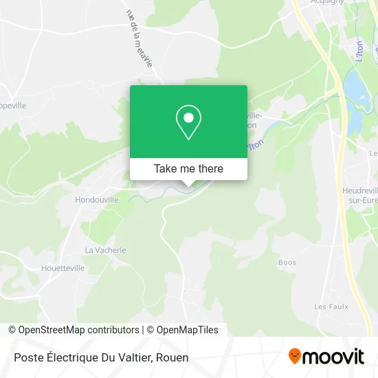Poste Électrique Du Valtier map