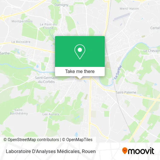 Laboratoire D'Analyses Médicales map