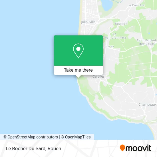 Le Rocher Du Sard map