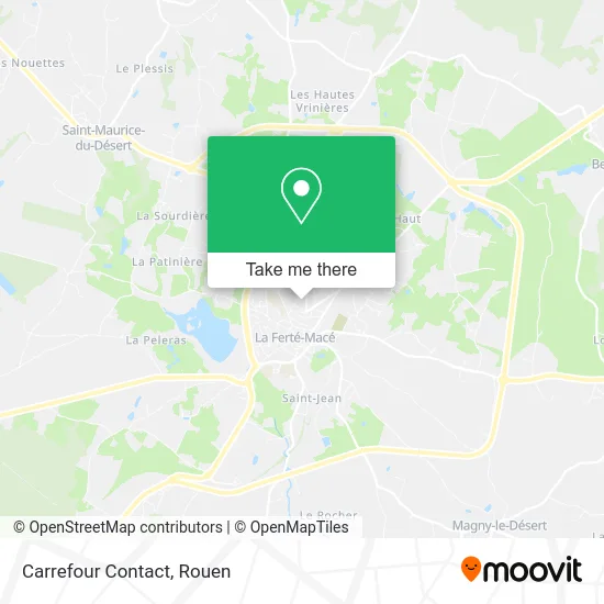 Carrefour Contact map