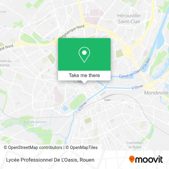 Lycée Professionnel De L'Oasis map