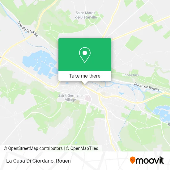 La Casa Di Giordano map