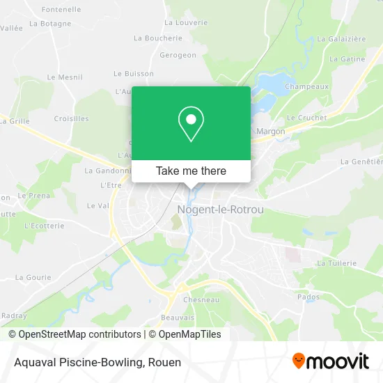 Aquaval Piscine-Bowling map