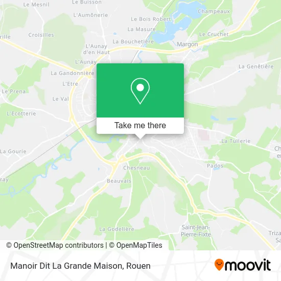 Manoir Dit La Grande Maison map