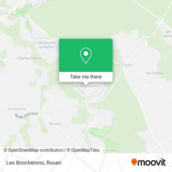 Les Boscherons map