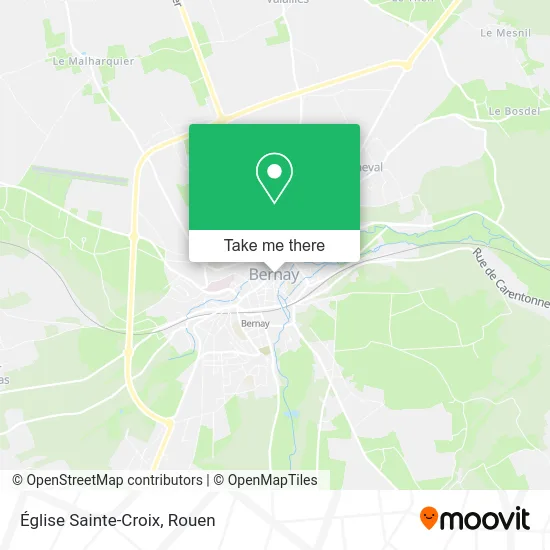 Église Sainte-Croix map