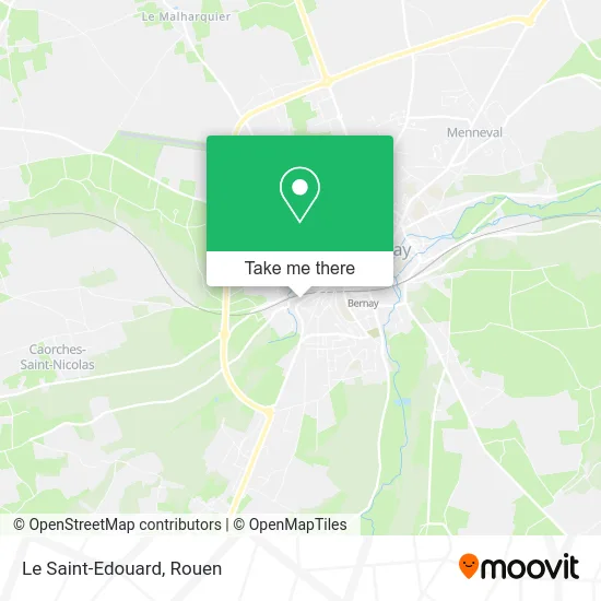 Le Saint-Edouard map