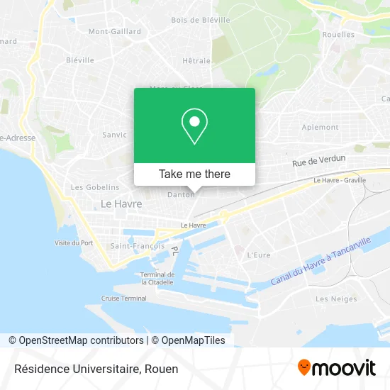 Résidence Universitaire map
