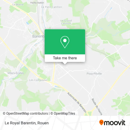 Le Royal Barentin map