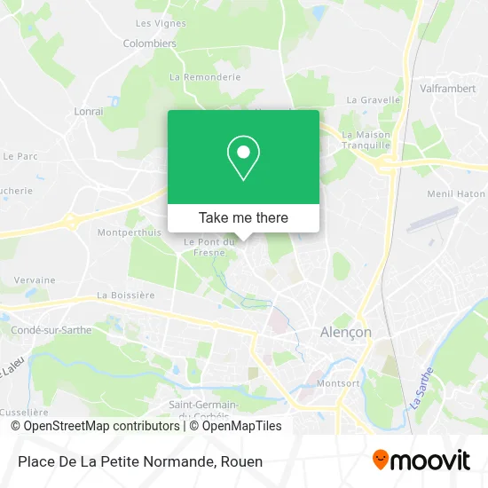Place De La Petite Normande map