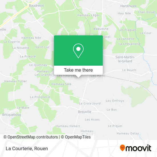 La Courterie map