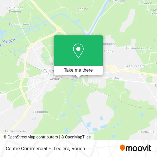 Centre Commercial E. Leclerc map
