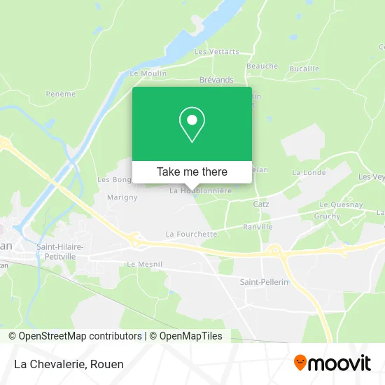La Chevalerie map