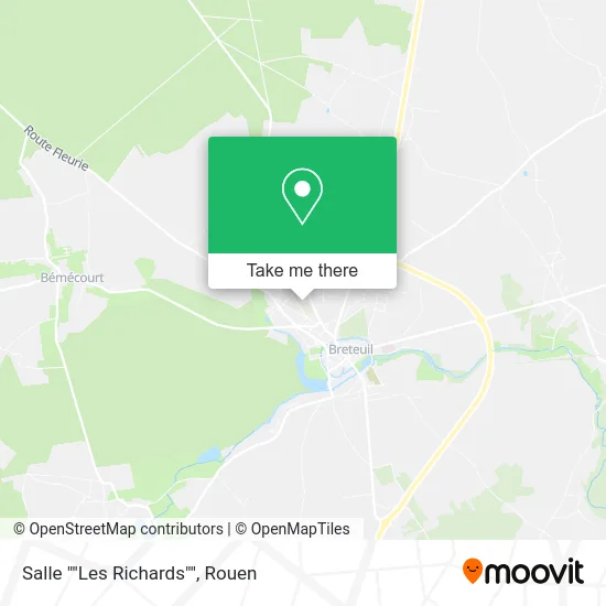 Salle ""Les Richards"" map