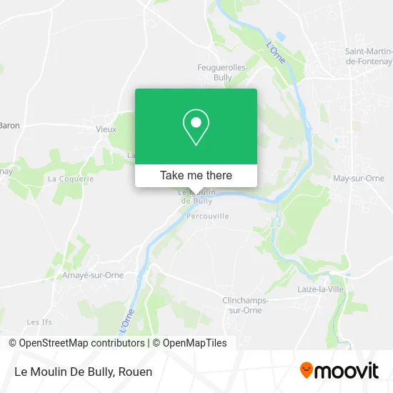 Le Moulin De Bully map