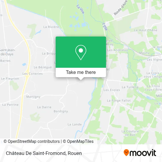 Château De Saint-Fromond map