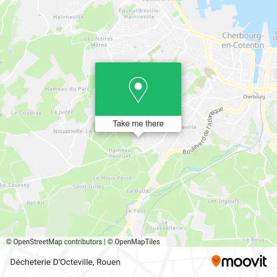 Décheterie D'Octeville map