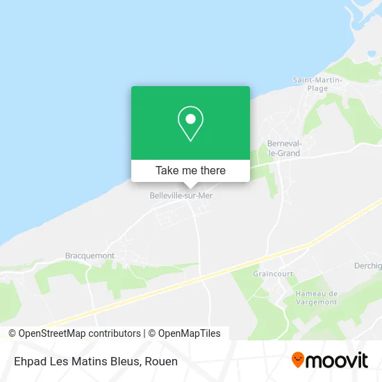 Ehpad Les Matins Bleus map