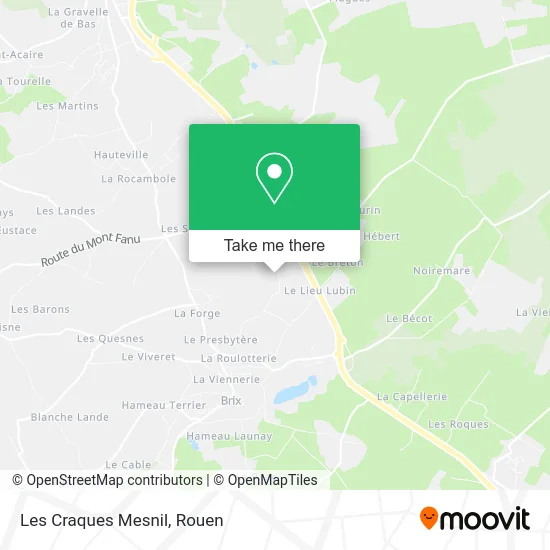 Les Craques Mesnil map