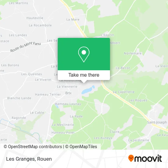 Les Granges map