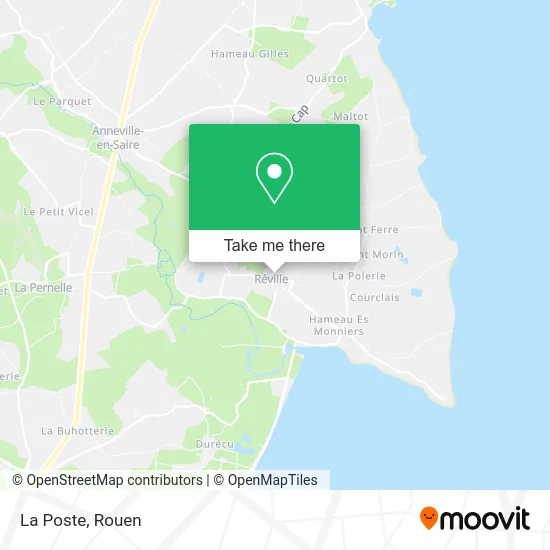 La Poste map
