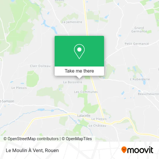Le Moulin À Vent map