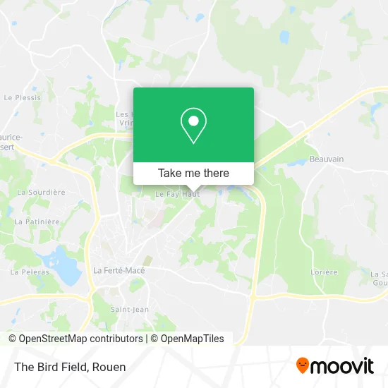 Le Champ Des Oiseaux map