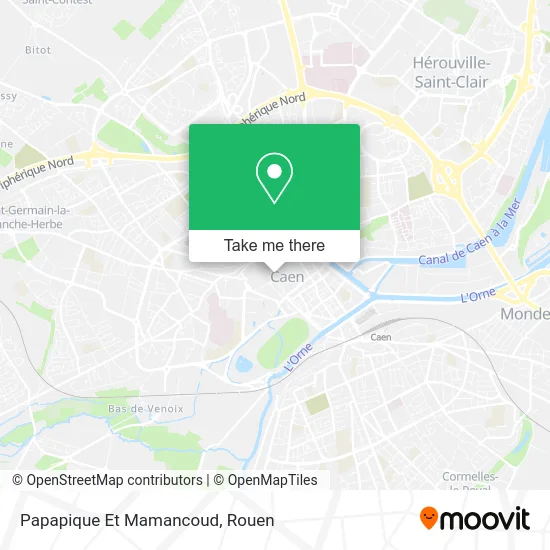 Papapique Et Mamancoud map