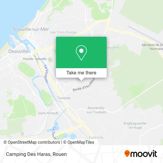 Camping Des Haras map