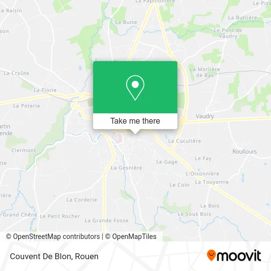 Couvent De Blon map