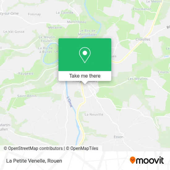 La Petite Venelle map