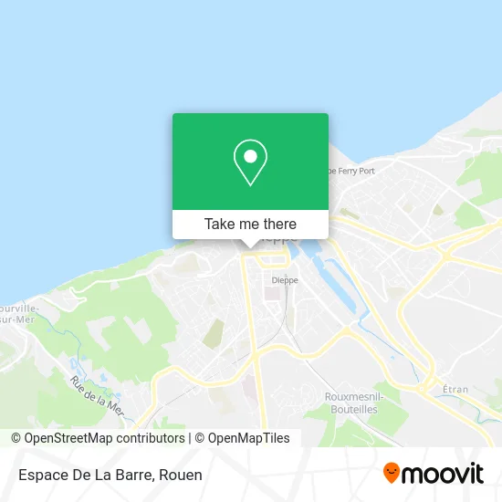 Espace De La Barre map