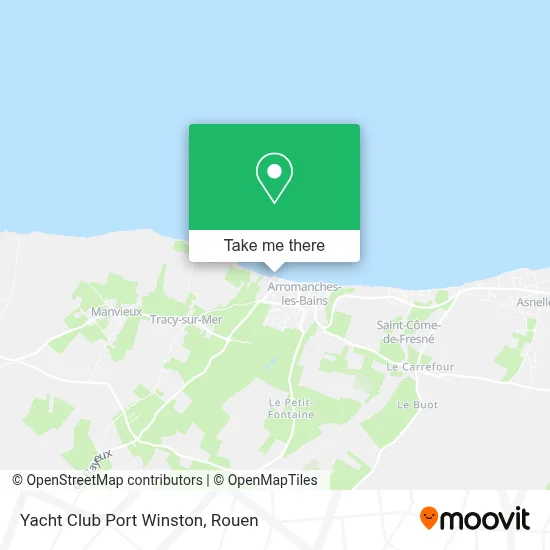 Yacht Club Port Winston map