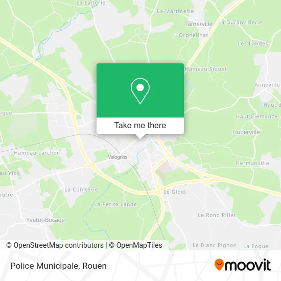 Police Municipale map