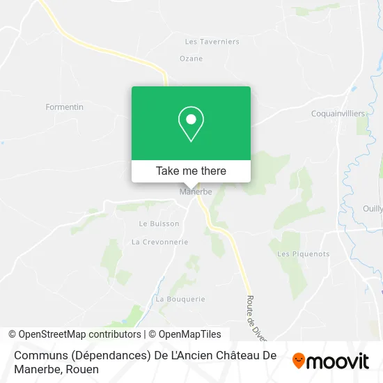 Communs (Dépendances) De L'Ancien Château De Manerbe map