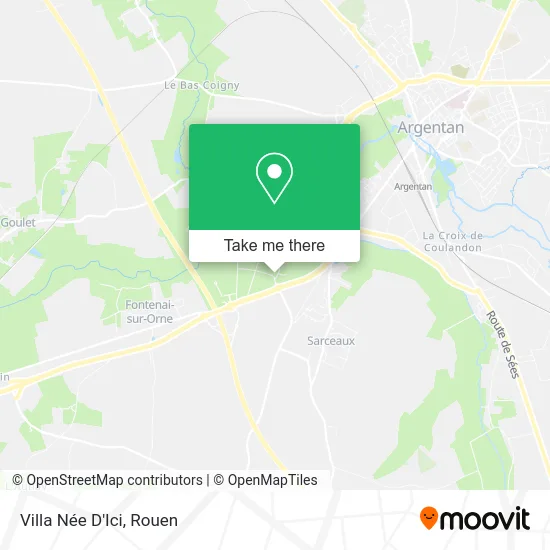 Villa Née D'Ici map