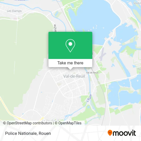 Police Nationale map