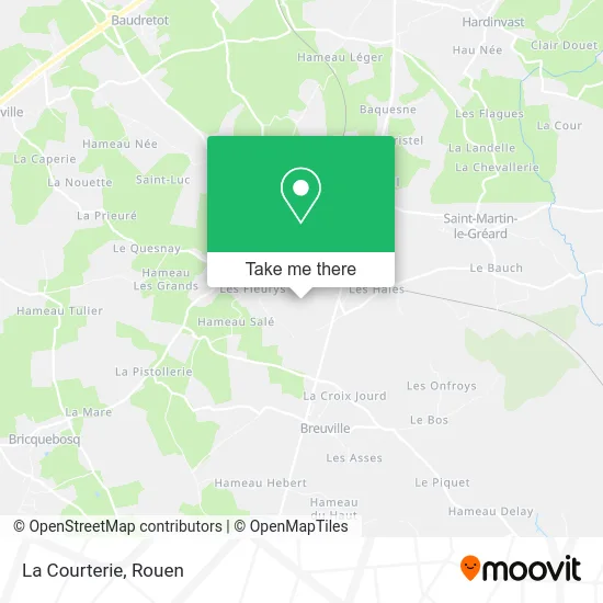La Courterie map