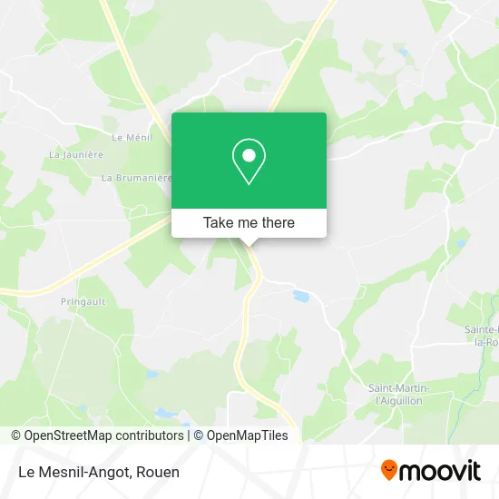 Le Mesnil-Angot map