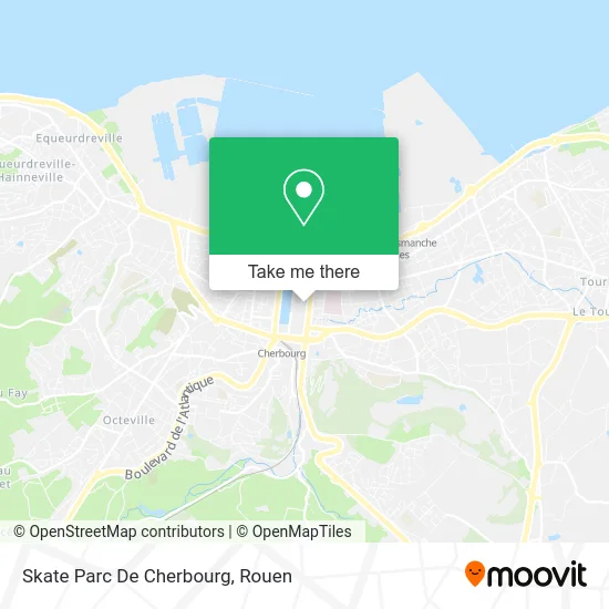 Skate Parc De Cherbourg map