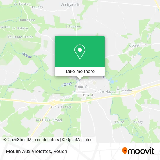 Moulin Aux Violettes map