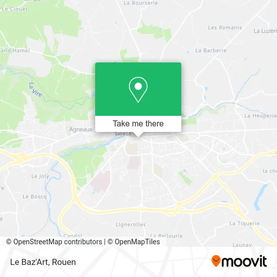 Le Baz'Art map