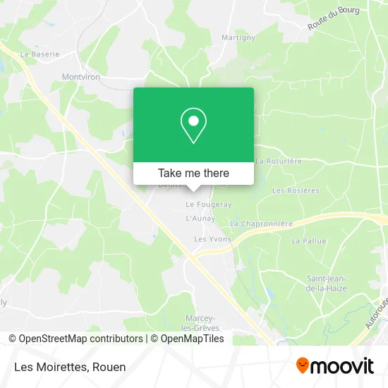Les Moirettes map