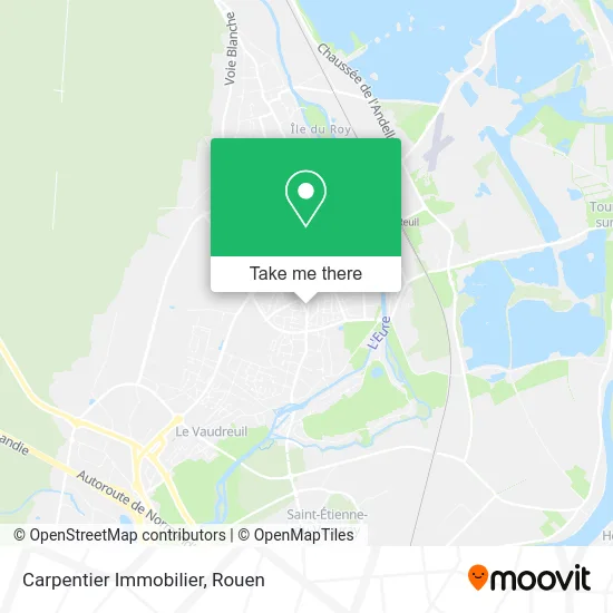 Carpentier Immobilier map