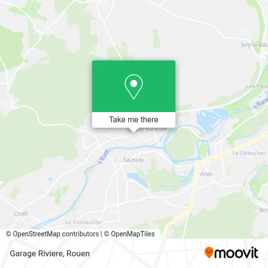 Garage Riviere map