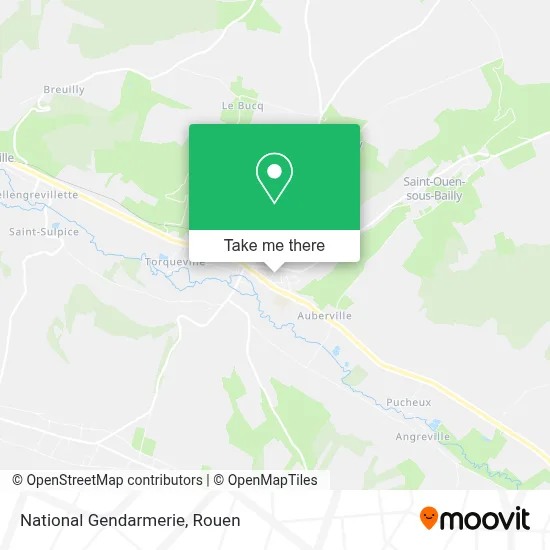 Gendarmerie Nationale map